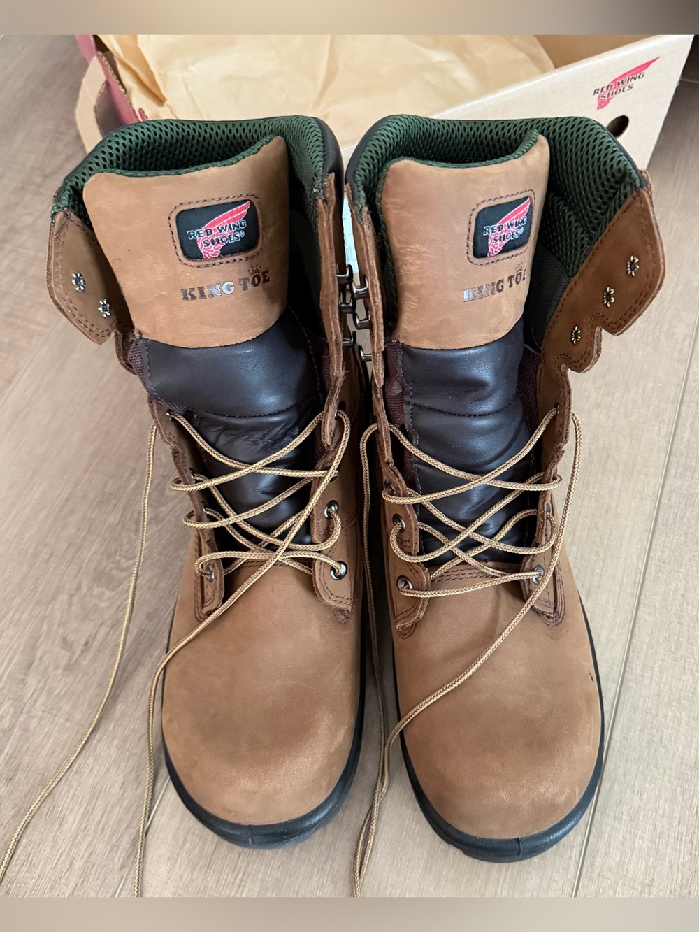 Red Wing King Toe 2280 Men Steel Toe Work Boots 12D Brown Safety NEW In Box